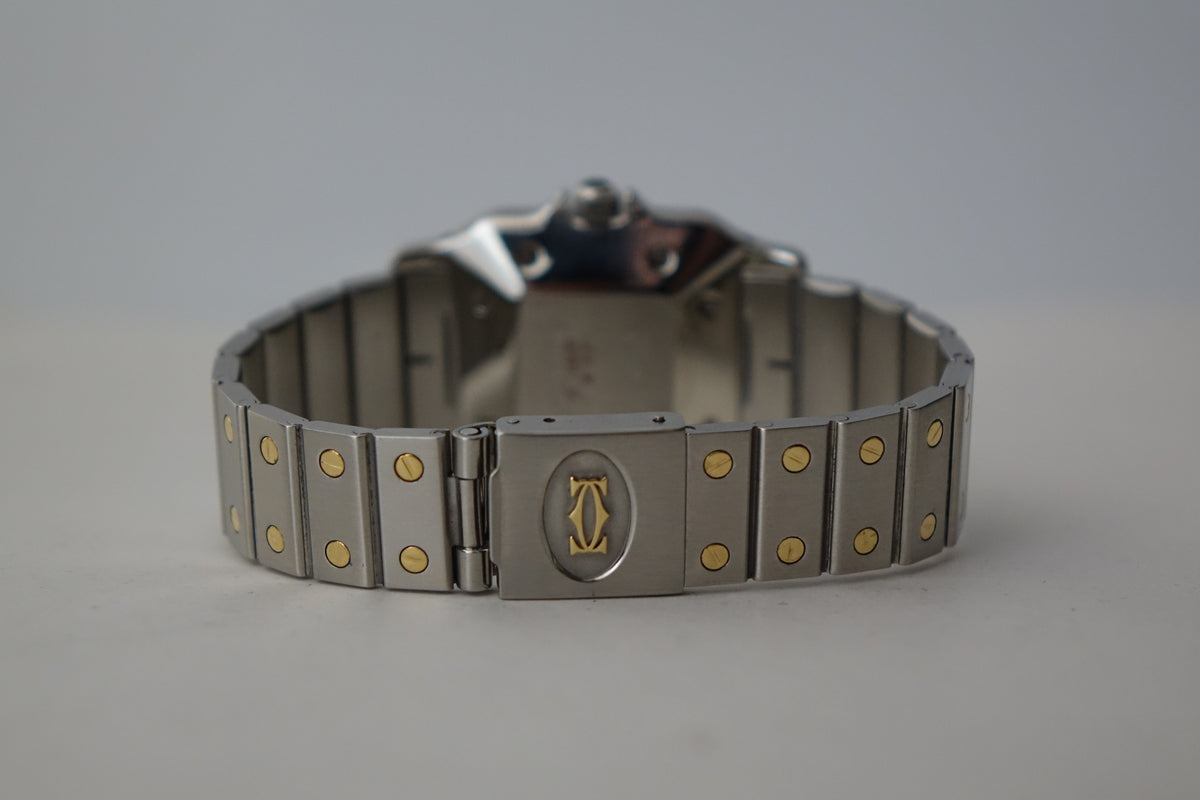 Cartier Santos Carree 2961 half gold watch only
