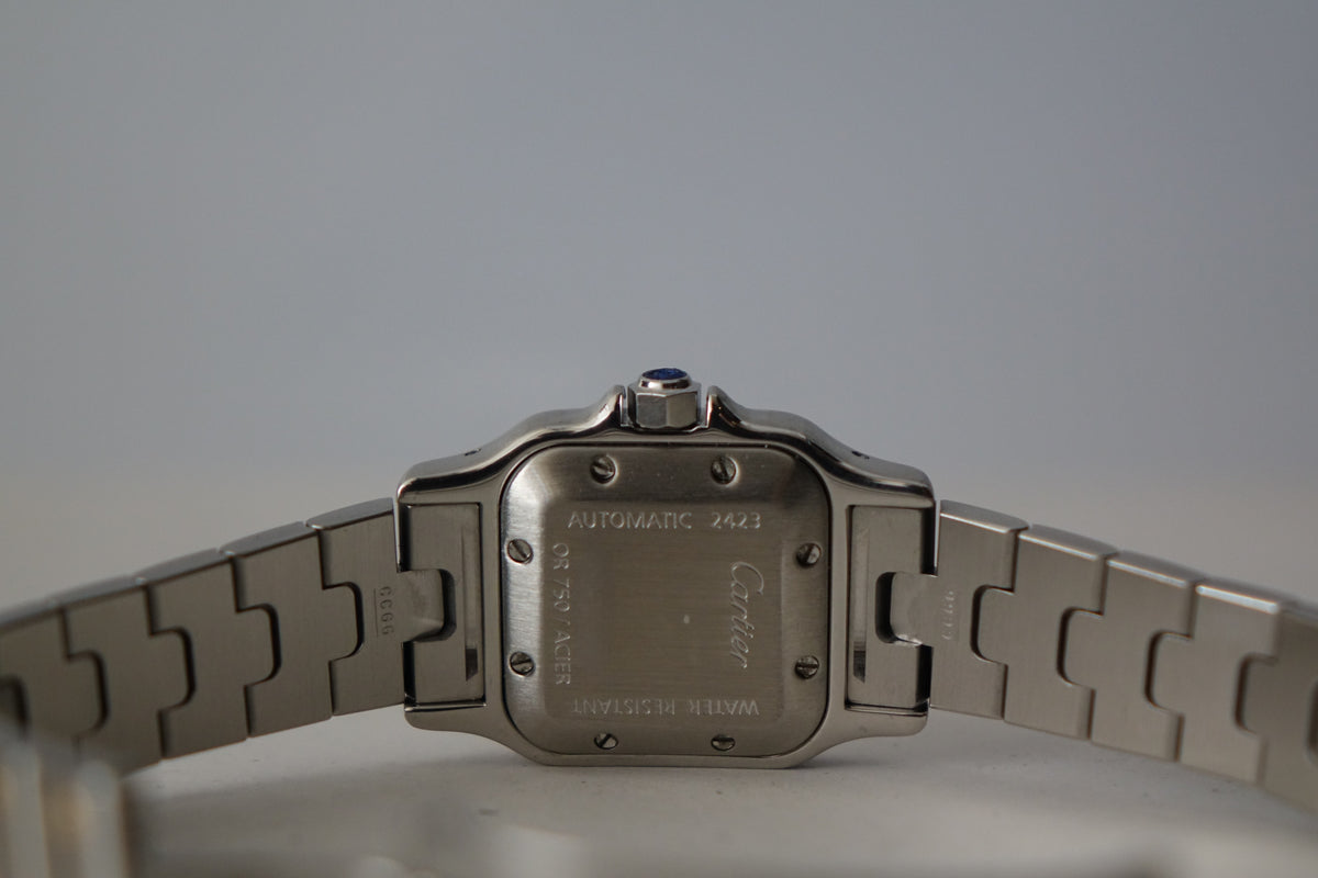 Cartier Santos Galbee 2423 half gold two tone watch only