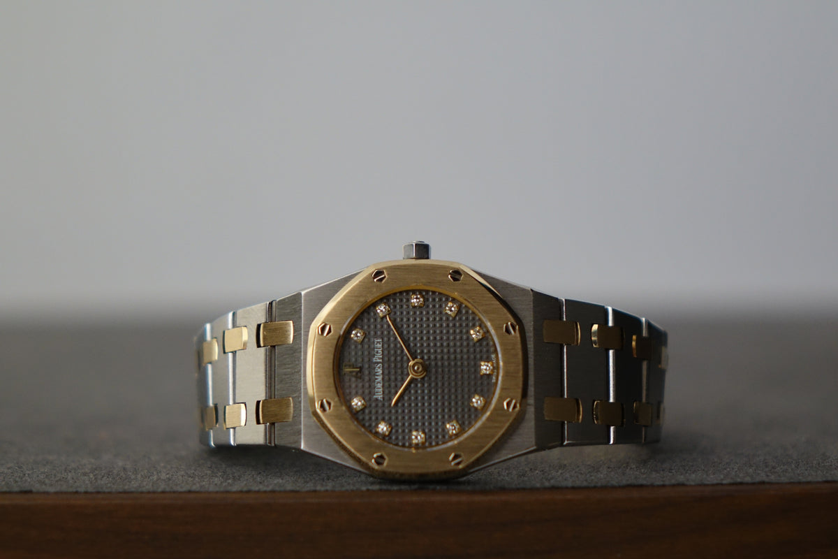 Audemars Piguet Royal Oak Ladies 66339SA.OO.0722SA.02 grey diamond dial watch only