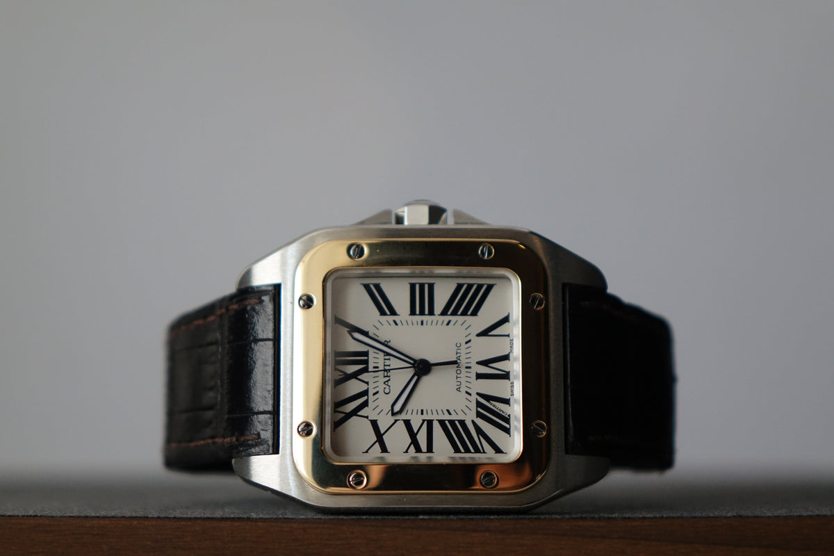 Cartier Santos 100XL W20077X7 half gold full set