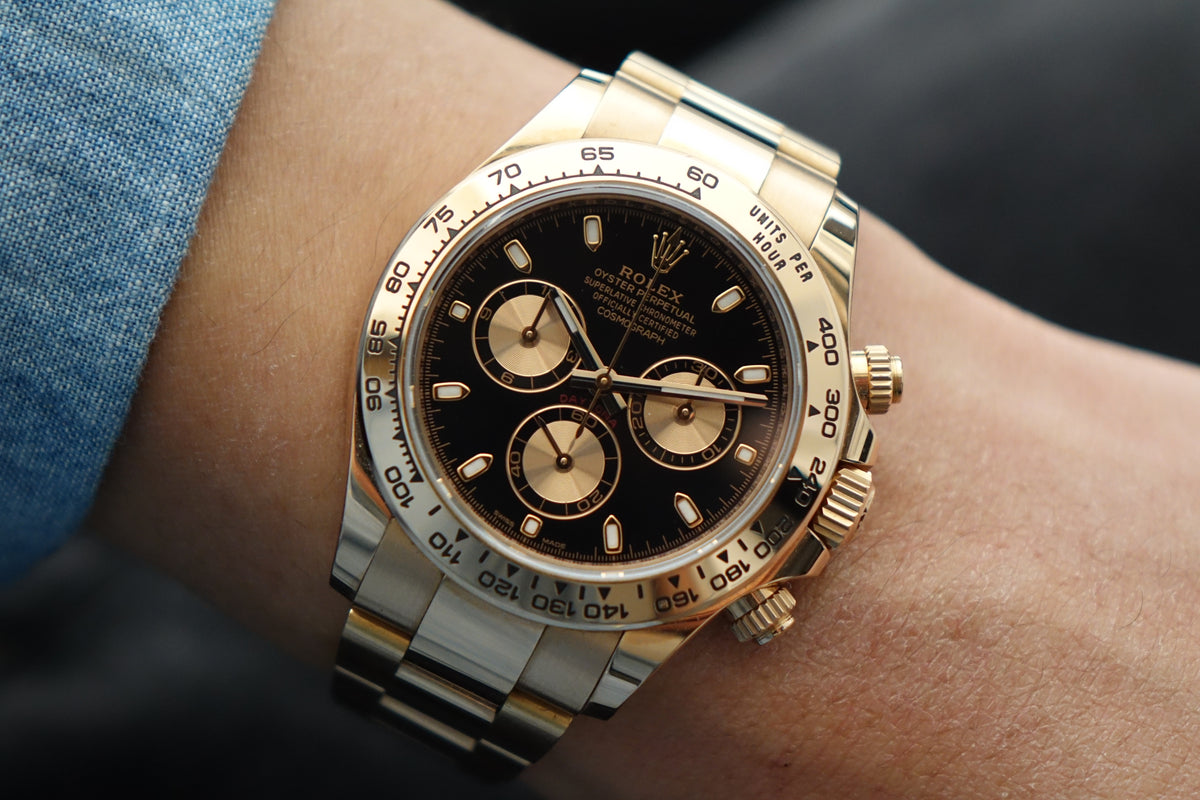Unpolished Rolex Cosmograph Daytona 116505-002 Rose Gold full set