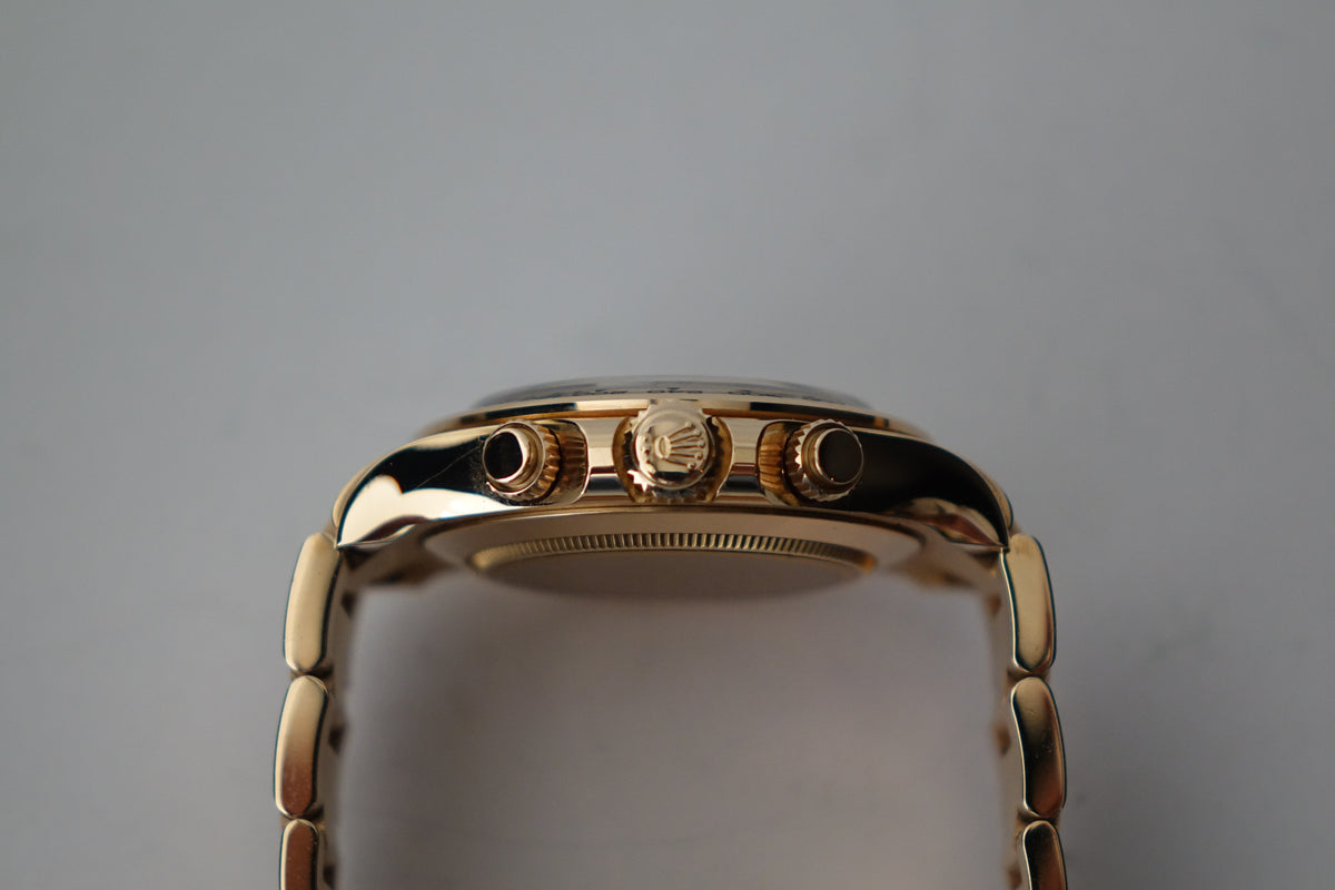 Unpolished Rolex Cosmograph Daytona 116505-002 Rose Gold full set