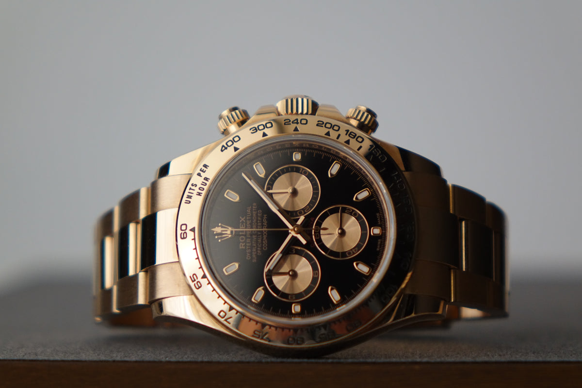Unpolished Rolex Cosmograph Daytona 116505-002 Rose Gold full set