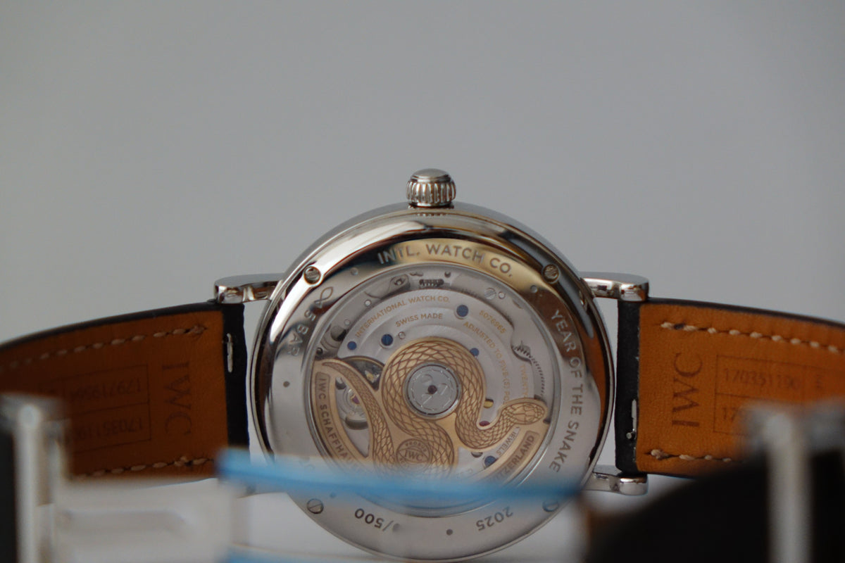 IWC Portofino Automatic Moon Phase 37 Year of the Snake IW459604 full set