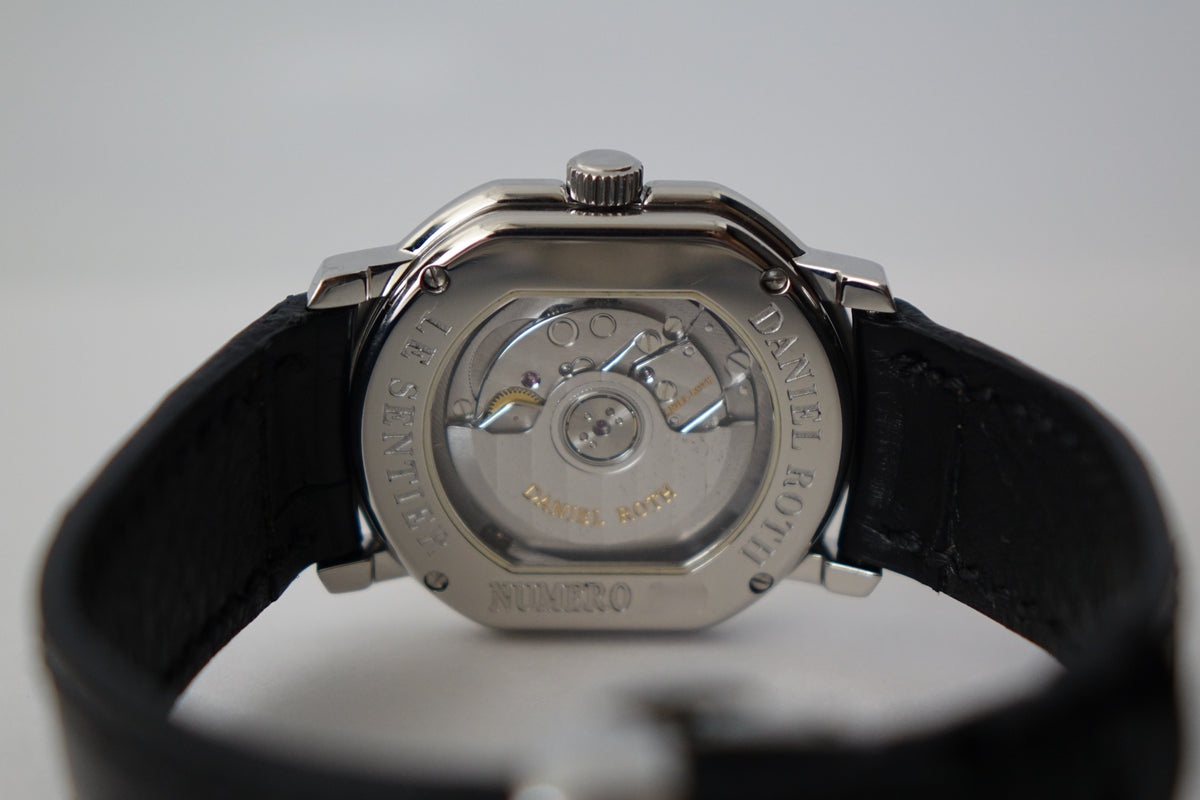 Daniel Roth Le Sentier white dial gold indices watch only