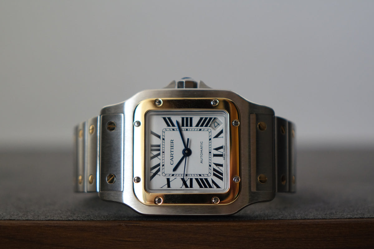 Cartier Santos Galbee 2823 W20099C4 half gold full set