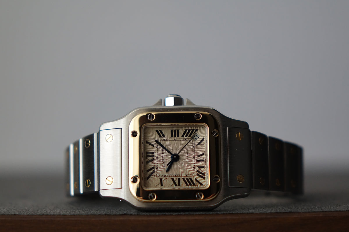 Cartier Santos Galbee W20057C4 2423 half gold watch only