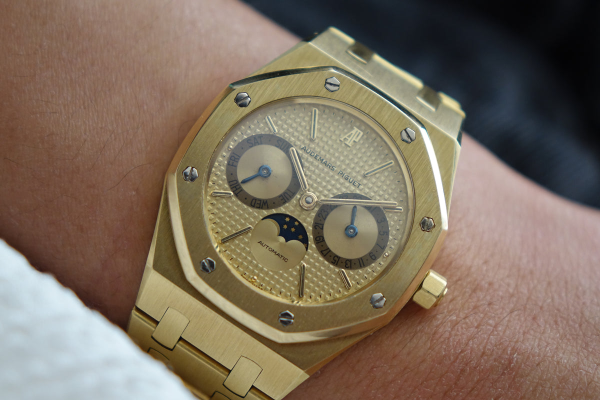 Audemars Piguet Royal Oak Daydate moonphase 25594BA watch only mk1 dial
