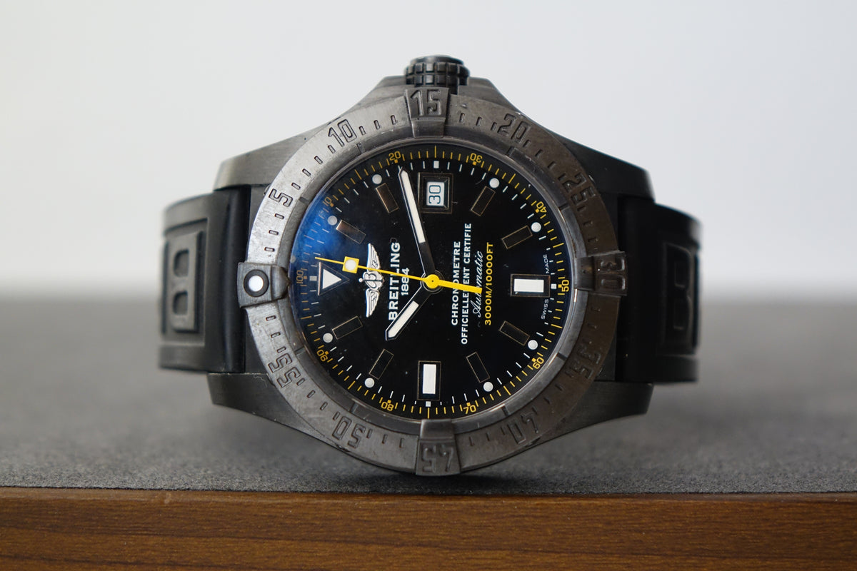 Breitling Avenger Seawolf Blacksteel M17330 limited edition full set