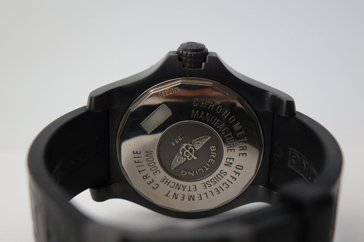 Breitling Avenger Seawolf Blacksteel M17330 limited edition full set