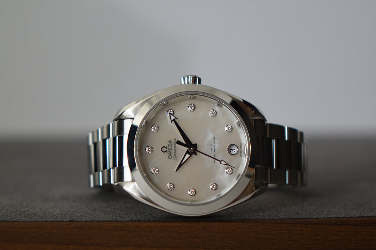 Omega Seamaster Aqua Terra 220.10.34.20.55.001 MOP dial full set