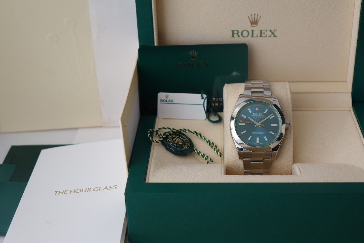 2023 Rolex Milgauss 116400GV Blue full set