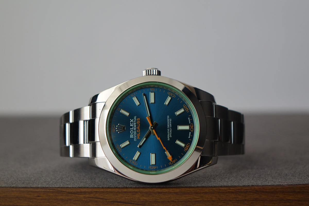 2023 Rolex Milgauss 116400GV Blue full set