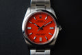 Rolex Oyster Perpetual OP 36 Coral red full set