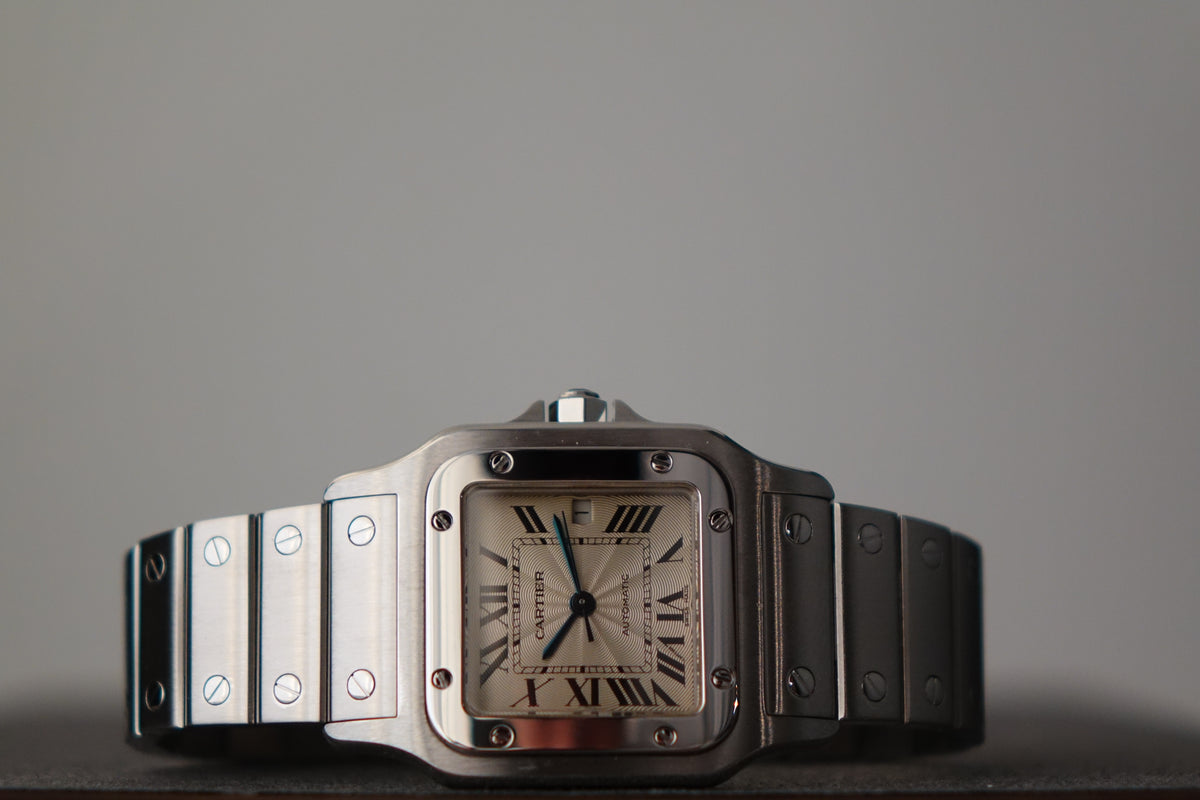 Cartier Santos Galbee W20055D6 2319 black roman full set