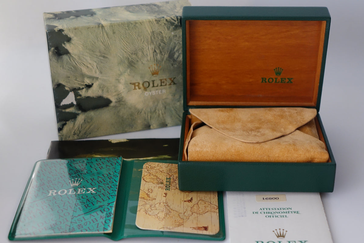 Rolex Submariner Date 168000 Triple Zero full set