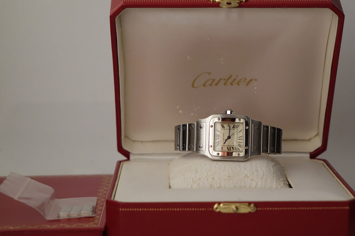 Cartier Santos Galbee W20055D6 2319 black roman full set