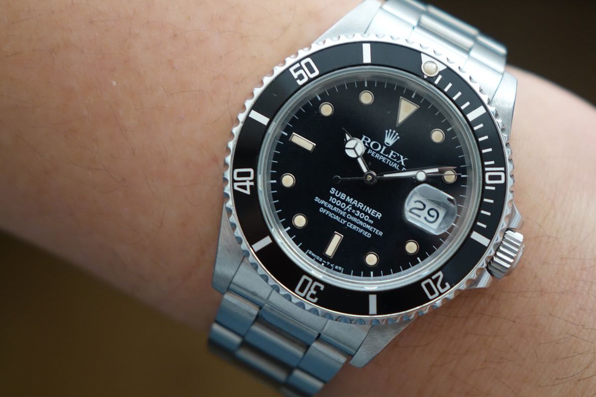 Rolex Submariner Date 168000 Triple Zero full set