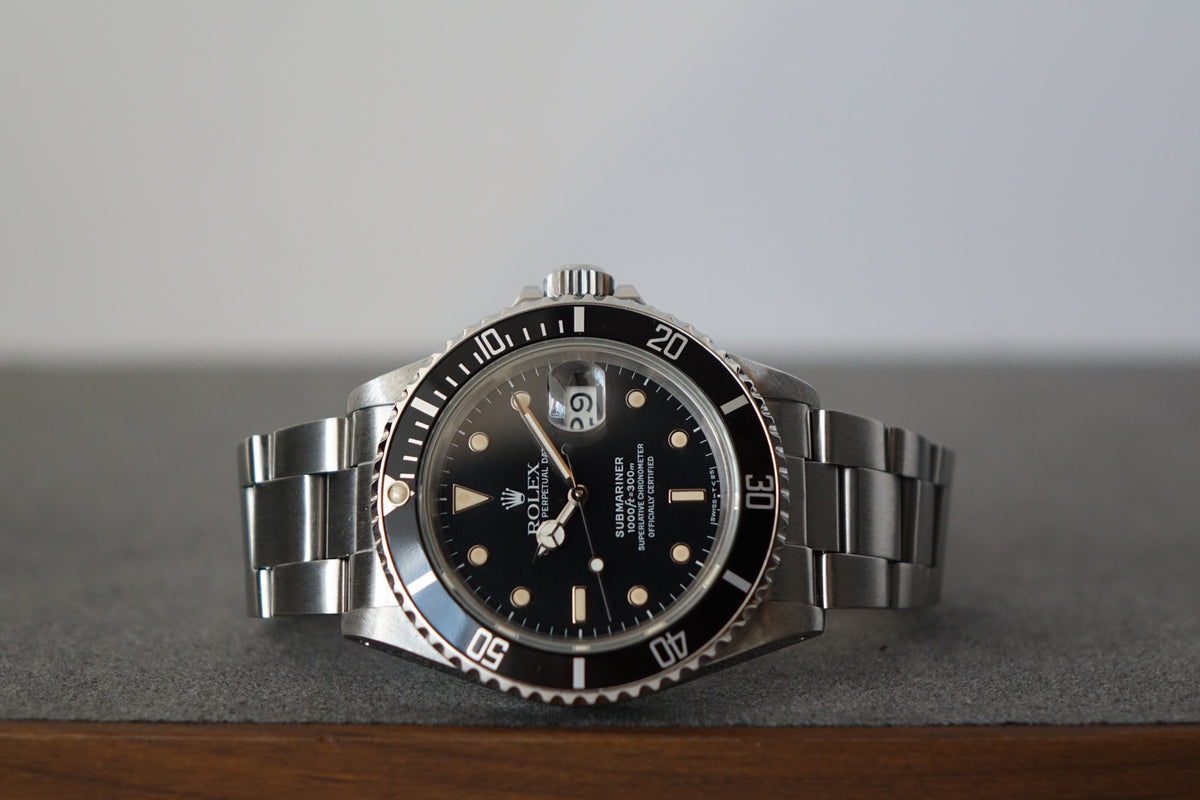 Rolex Submariner Date 168000 Triple Zero full set