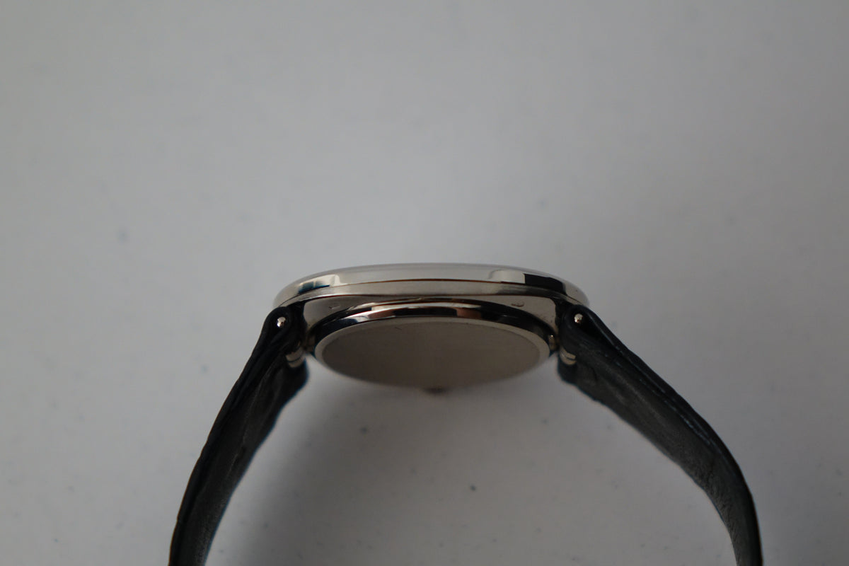 Patek Philippe Ellipse 3848 18k white gold white roman dial watch only