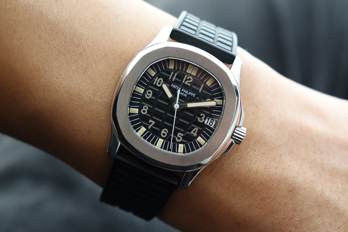 Patek Philippe Aquanaut 5066a creamy patina w papers & booklets