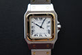 Cartier Santos Carree 2961 Half Gold watch only