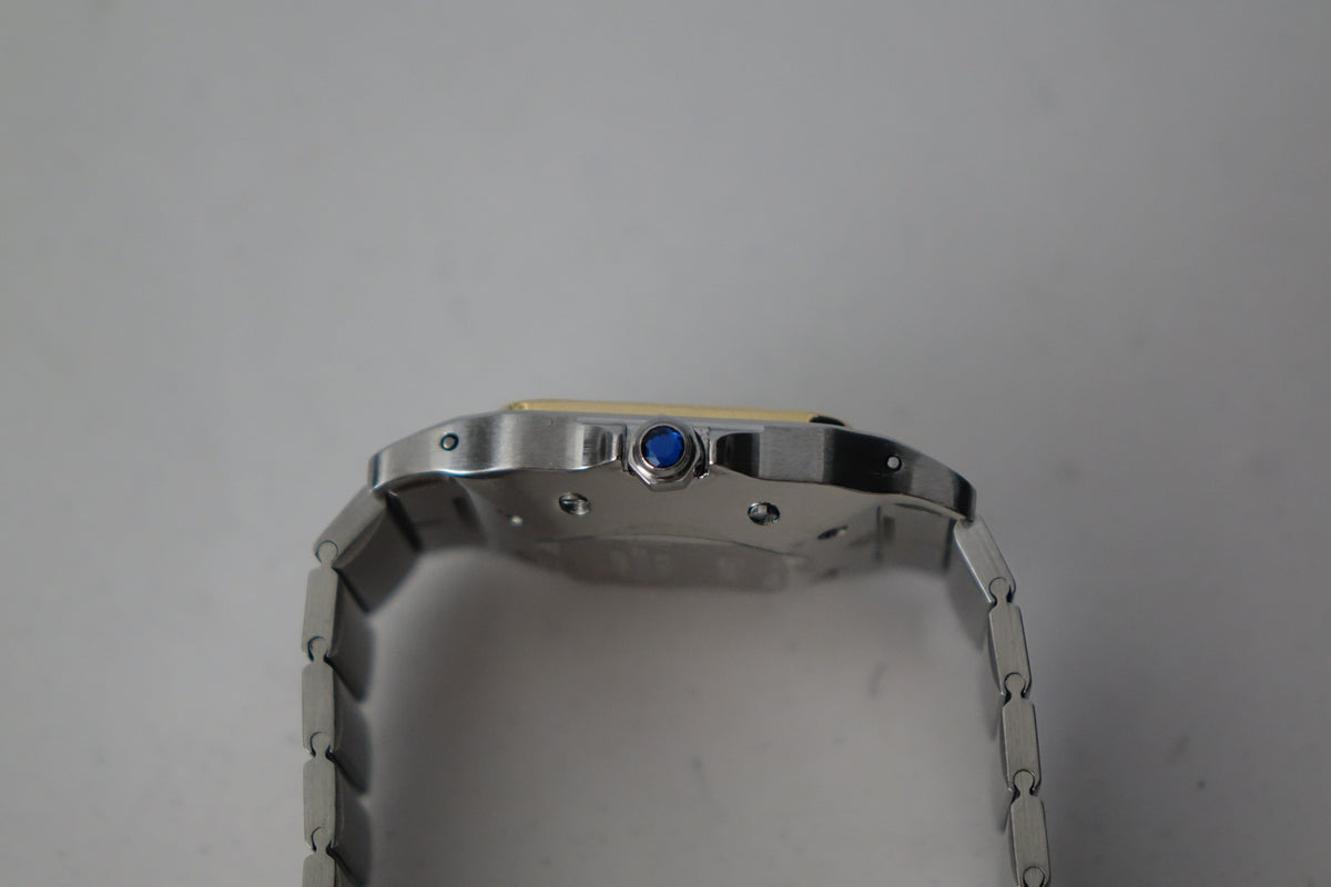 Cartier Santos Carree 2961 Half Gold watch only