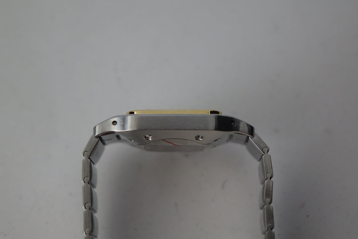 Cartier Santos Carree 2961 Half Gold watch only