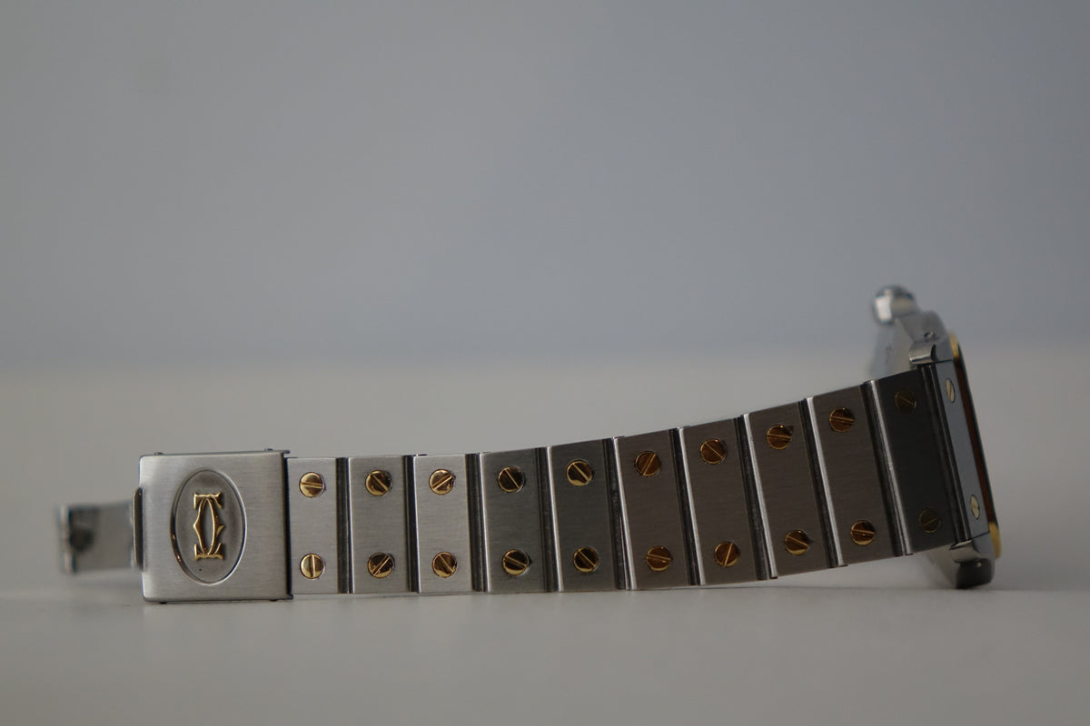 Cartier Santos Carree 2961 Half Gold watch only