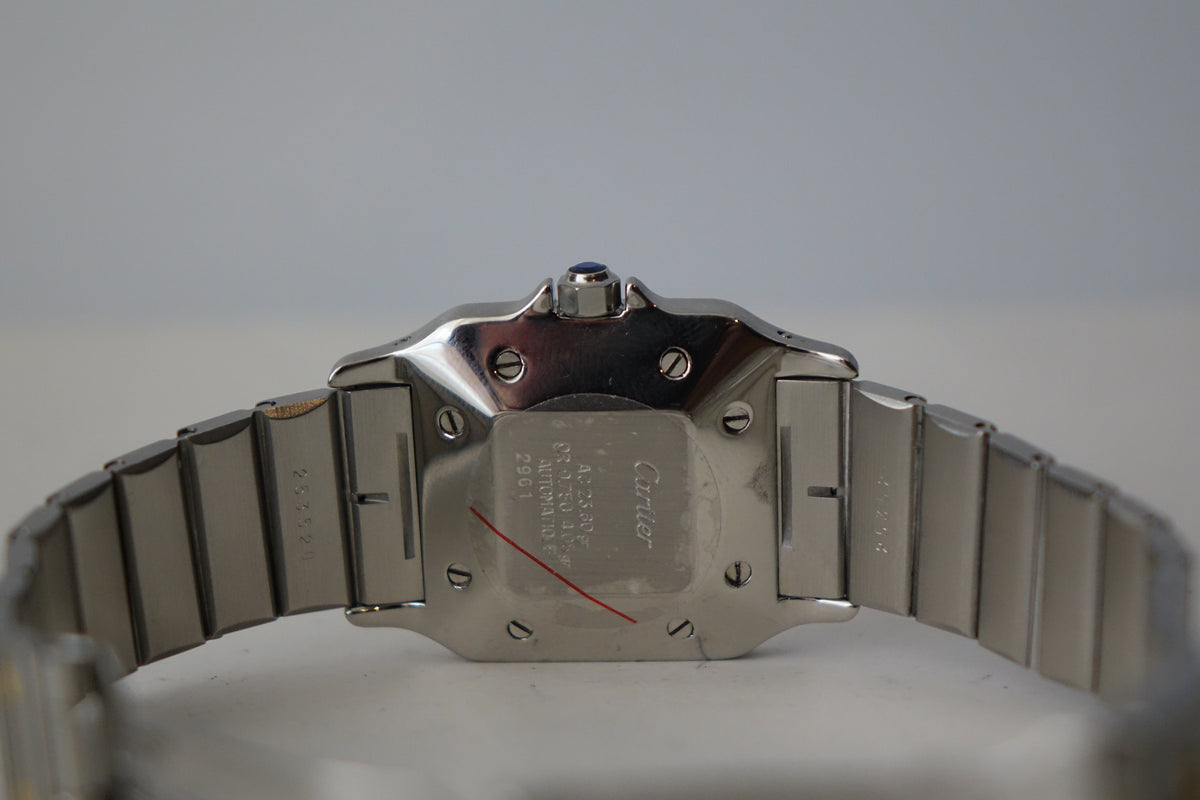 Cartier Santos Carree 2961 Half Gold watch only