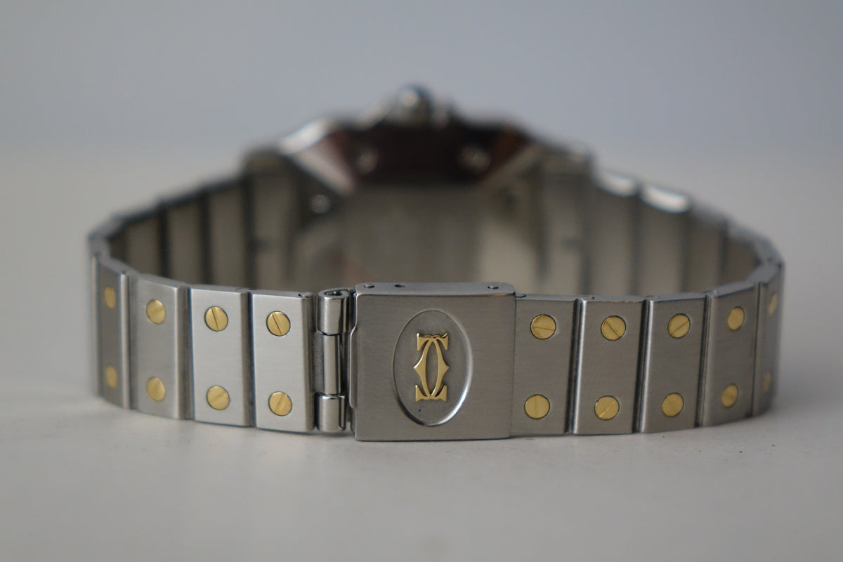 Cartier Santos Carree 2961 Half Gold watch only