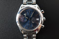 Omega Speedmaster Date 3511.80 blue dial full set