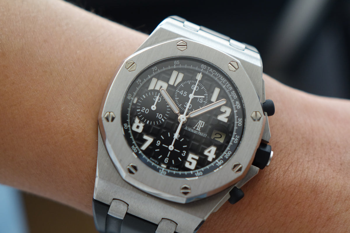 2010 Audemars Piguet Royal Oak Offshore 26020ST black theme full set