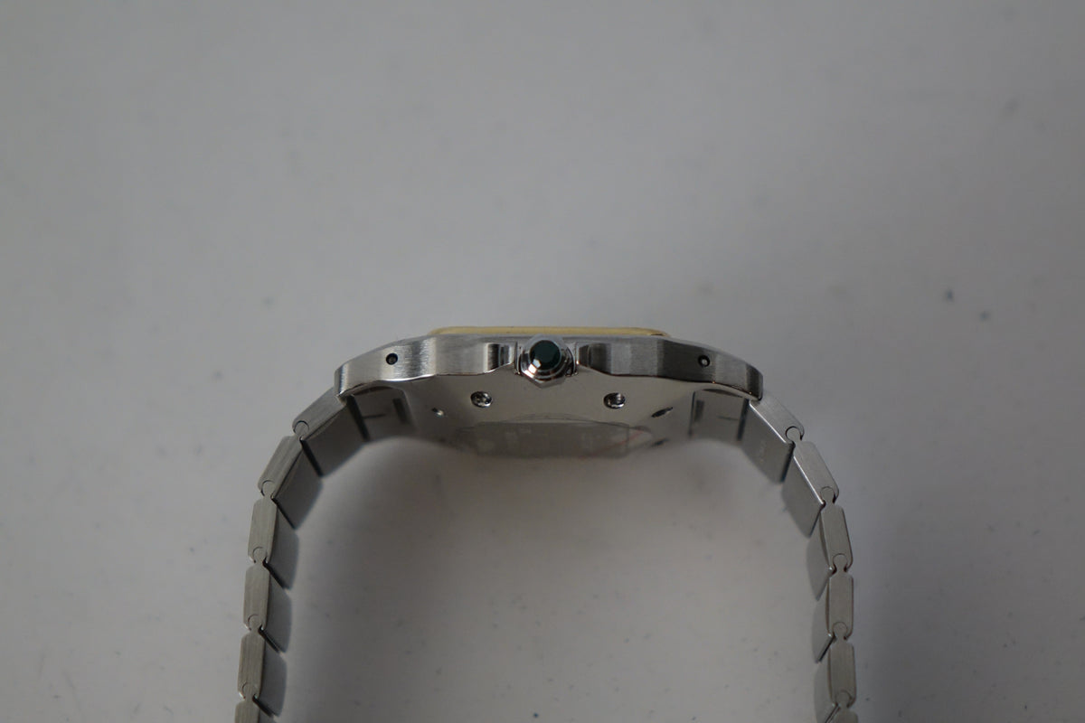 Cartier Santos Carree 2961 Half Gold watch only