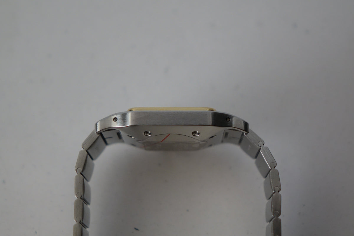 Cartier Santos Carree 2961 Half Gold watch only