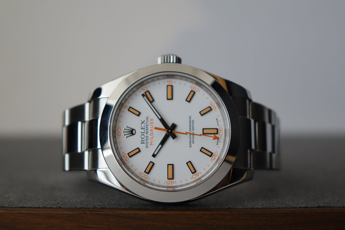 Rolex Milgauss 116400 white dial full set