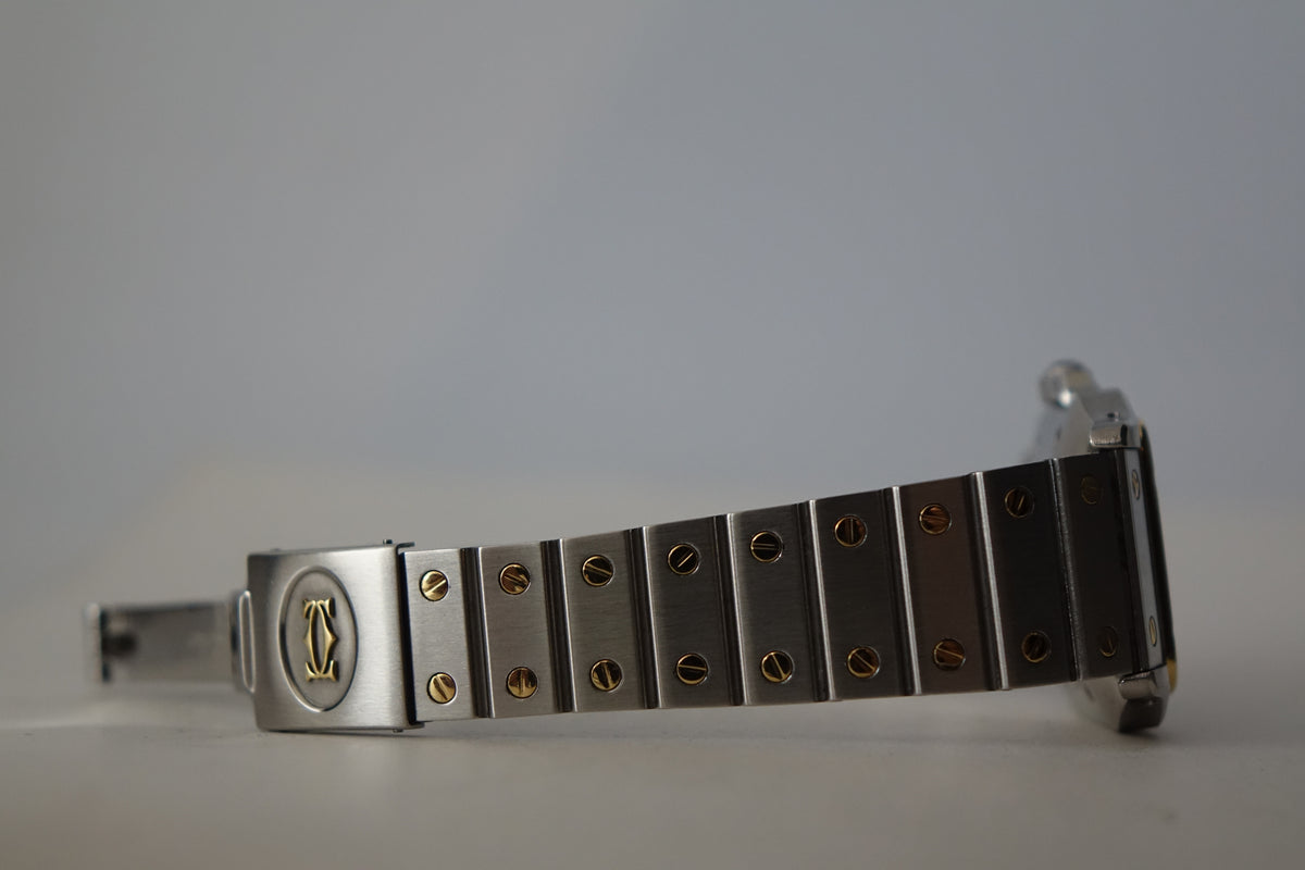 Cartier Santos Carree 2961 Half Gold watch only