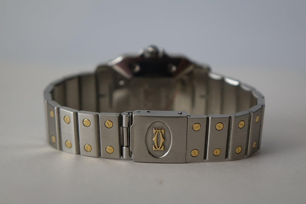 Cartier Santos Carree 2961 Half Gold watch only