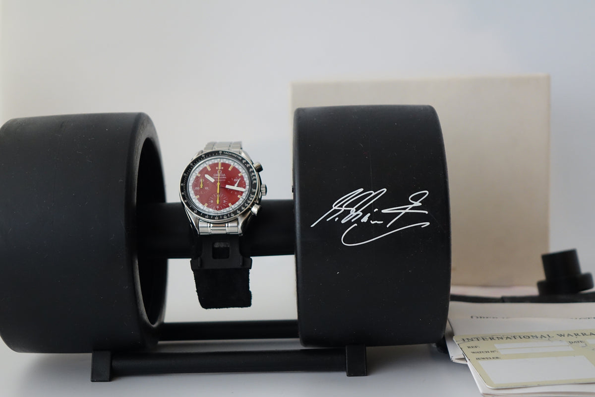 Omega Speedmaster Reduced 3510.61 Schumacher Red full set – Wristime