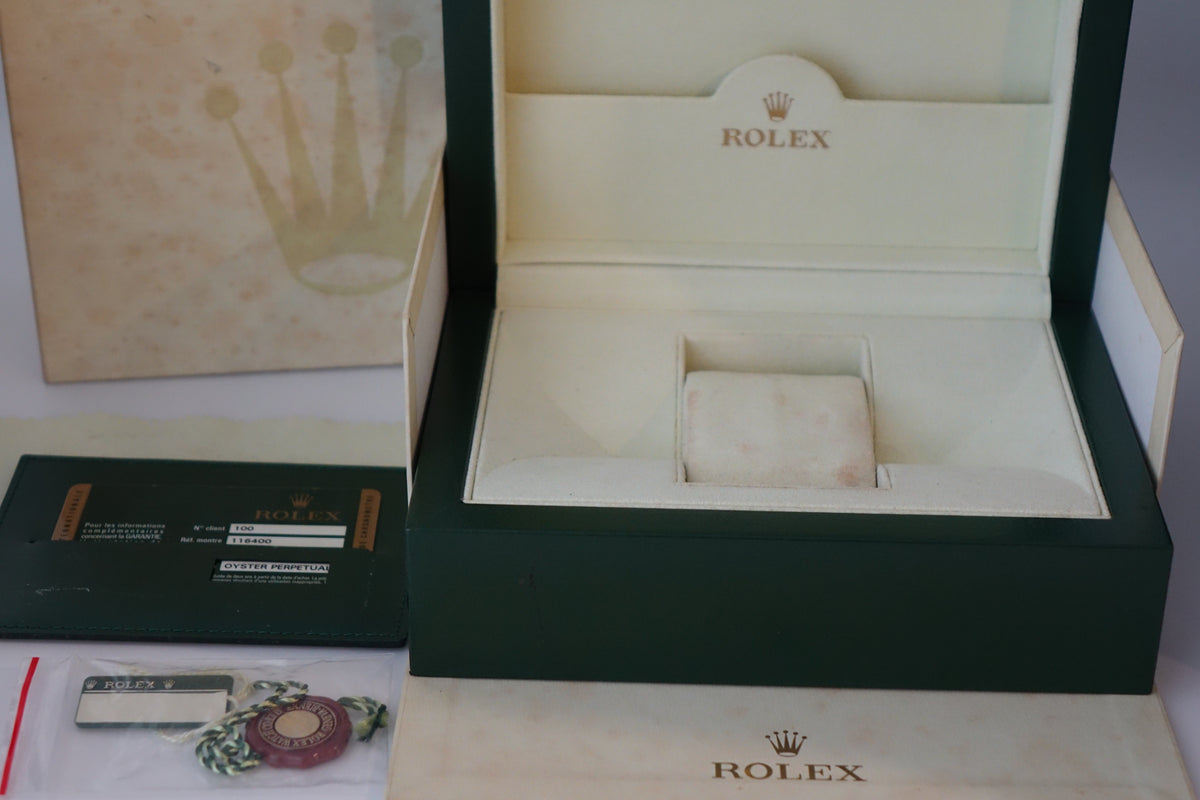 Rolex Milgauss 116400 white dial full set