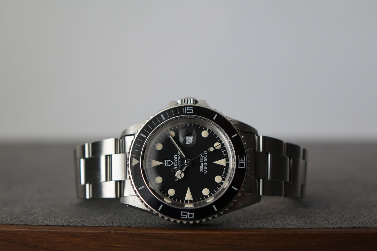 Tudor Mini sub 73090 black dial full set
