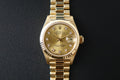 Rolex Datejust 26 Lady 69178 full gold factory champagne diamond dial watch only