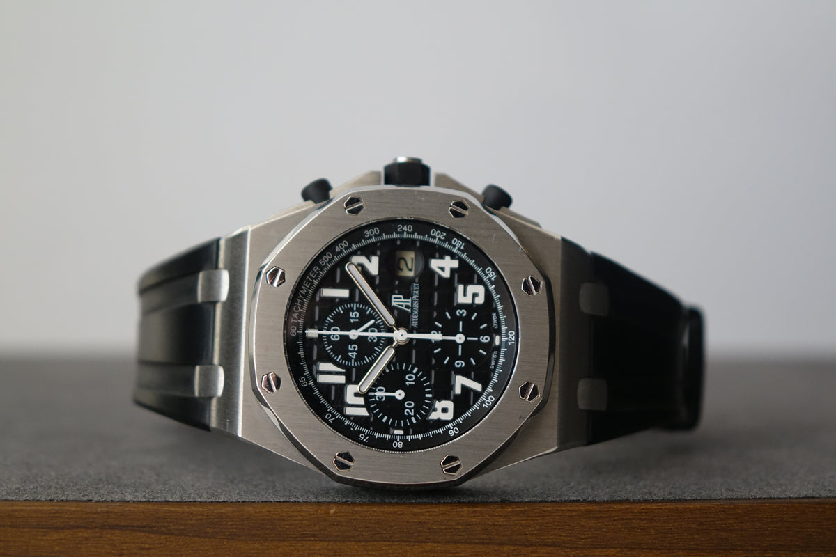 2010 Audemars Piguet Royal Oak Offshore 26020ST black theme full set