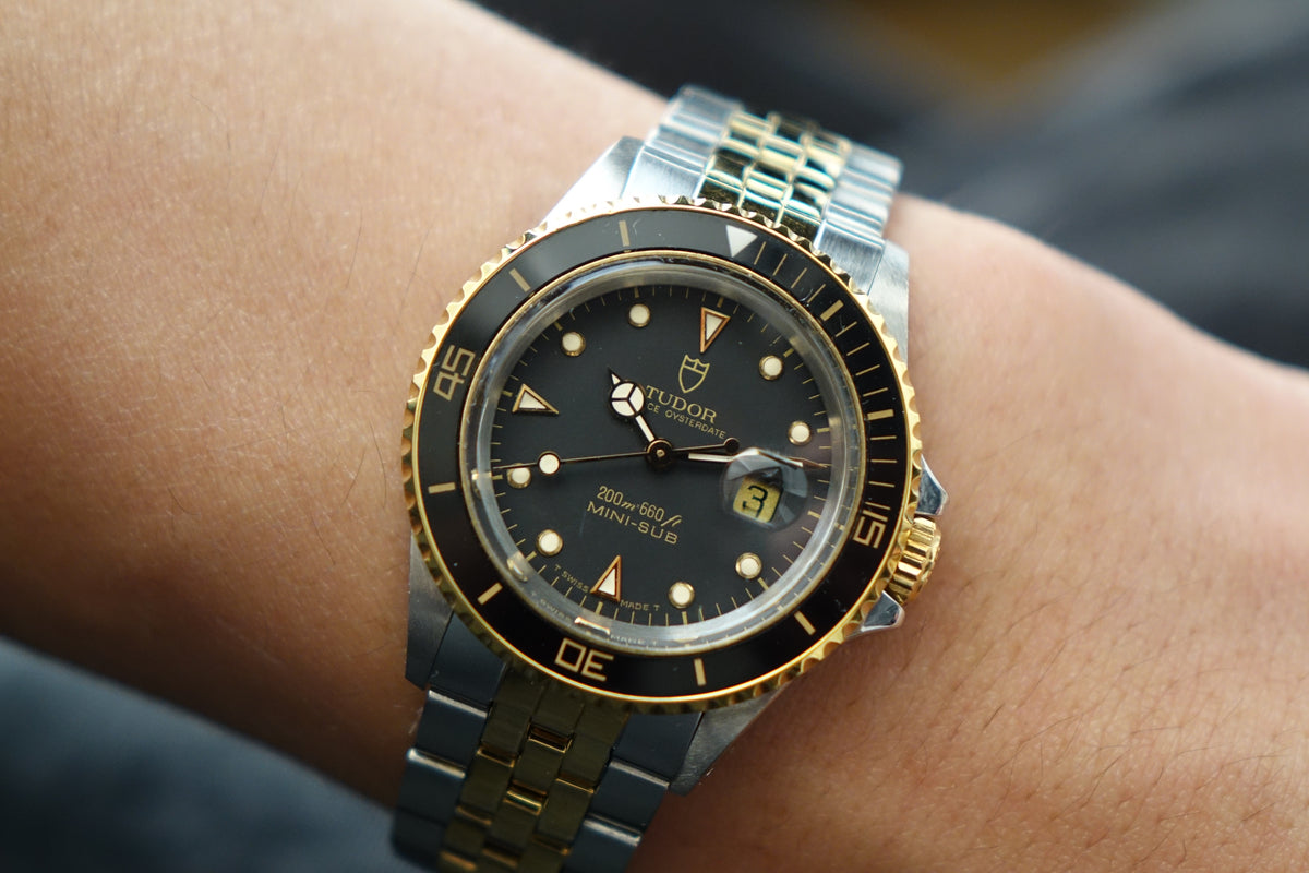 Tudor Prince Date Mini sub 73091 black dial watch only