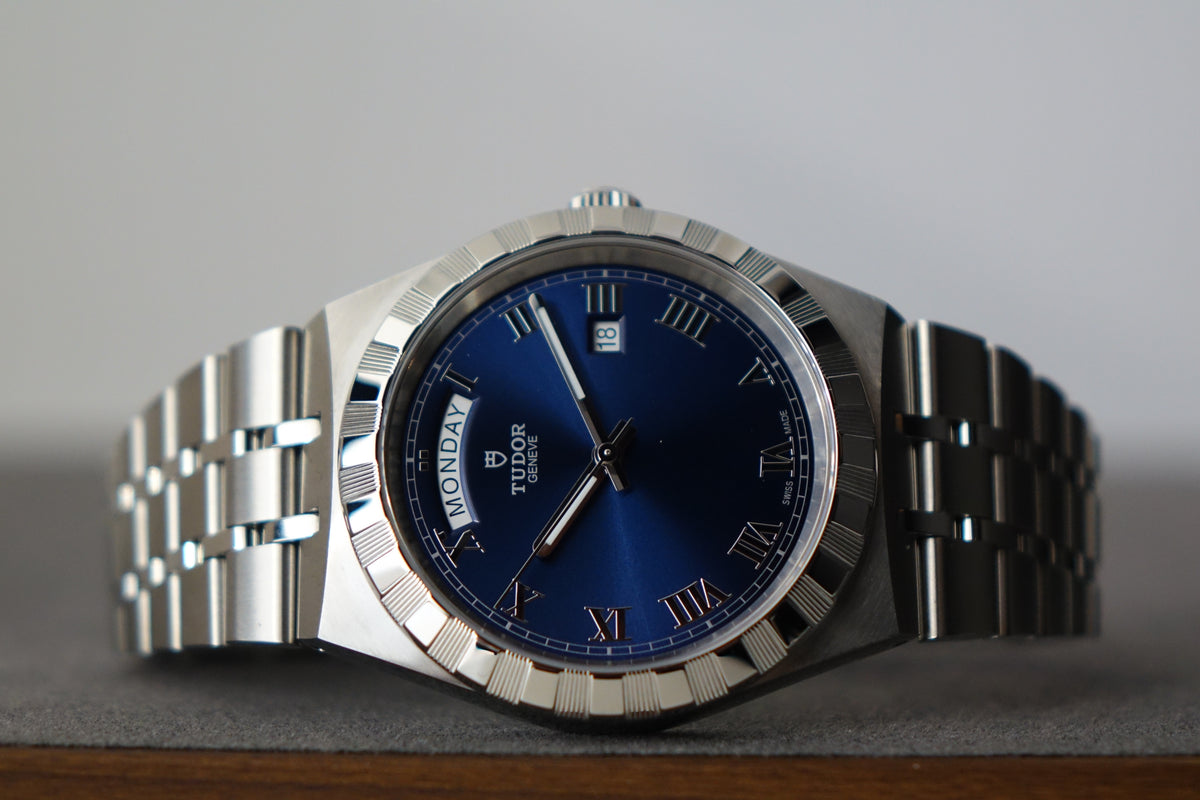 BNIB Tudor Royal 28600 blue full set