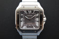 Leather strap Cartier de Santos LM ADLC 4072 WSA00037 Fullset