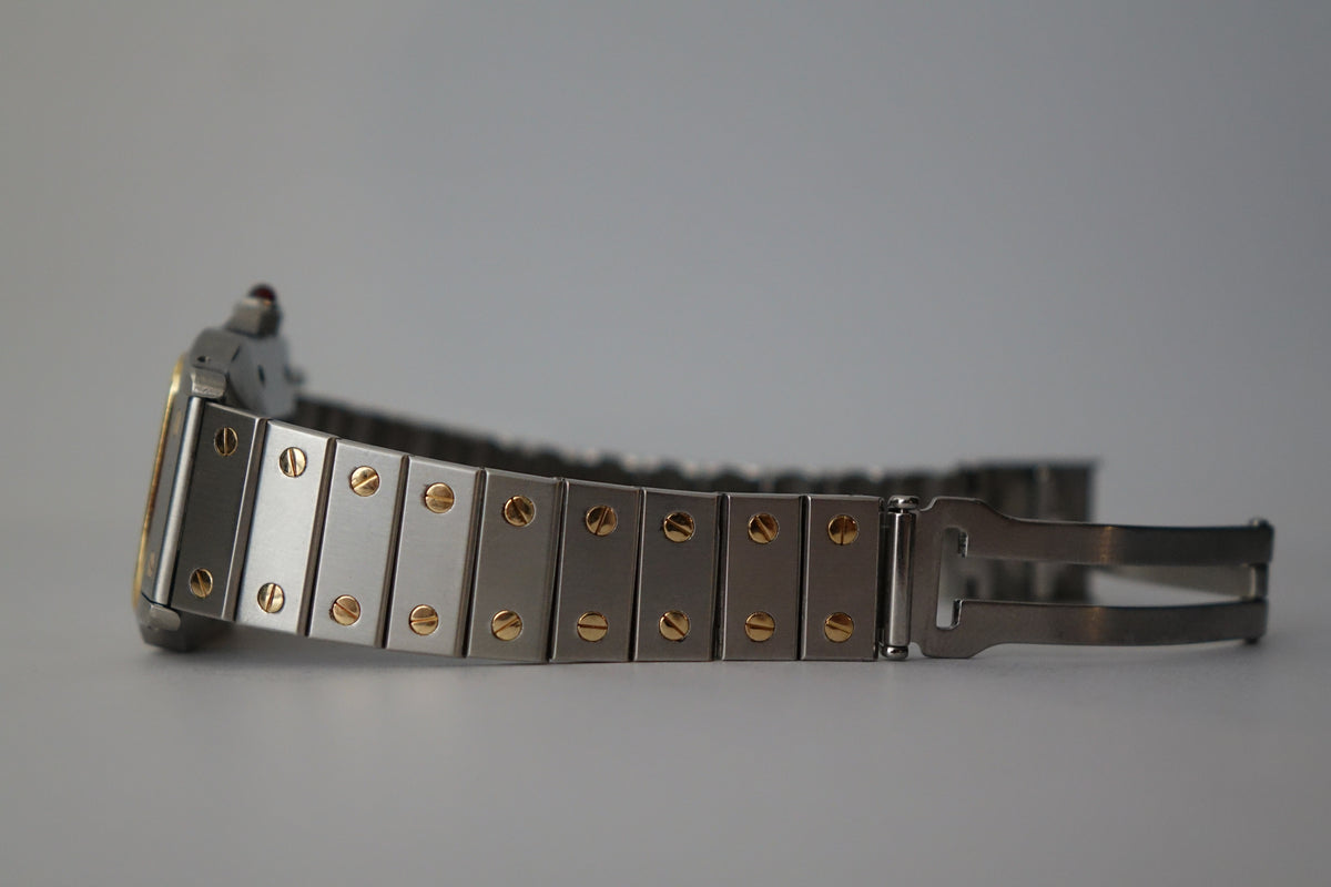 Cartier Santos Carree 2961 Burgundy watch only