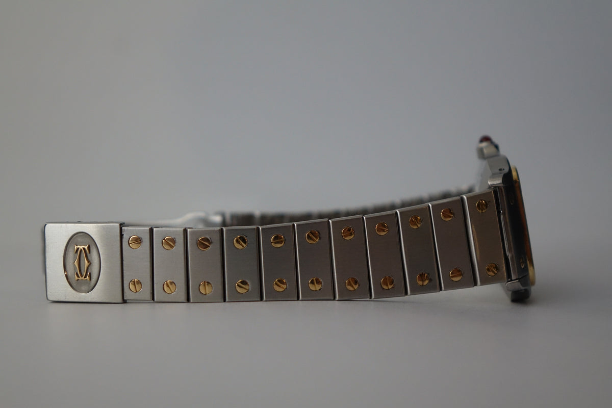 Cartier Santos Carree 2961 Burgundy watch only