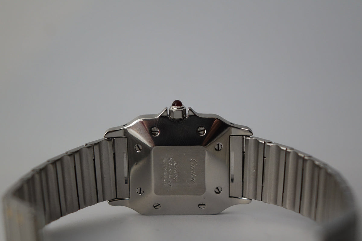 Cartier Santos Carree 2961 Burgundy watch only