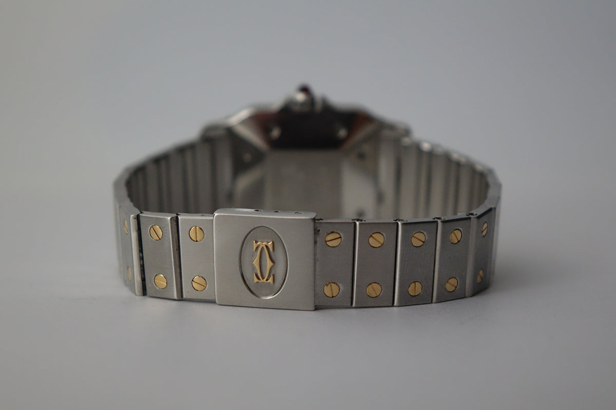 Cartier Santos Carree 2961 Burgundy watch only